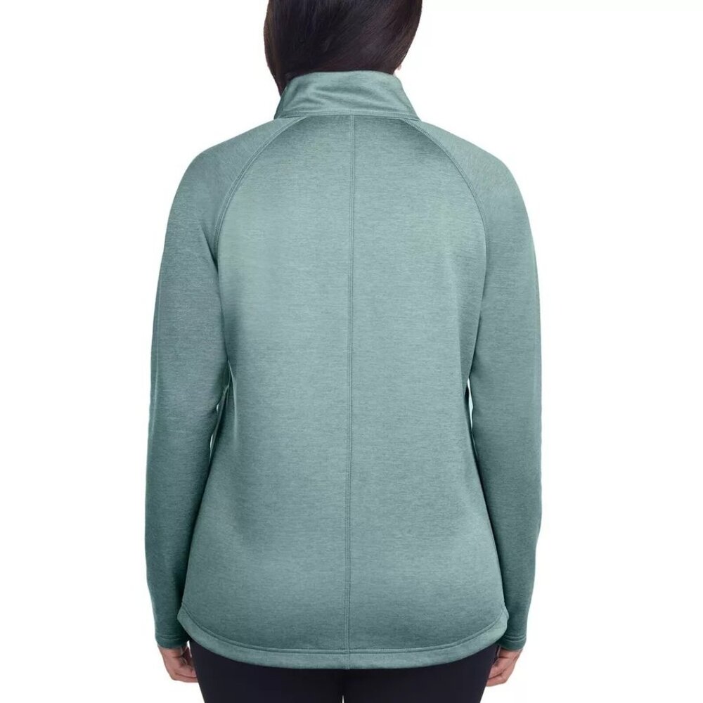 Kirkland Signature Ladies' Fleece Full Zip Jacket (Green, Medium) - Picture 2 of 2